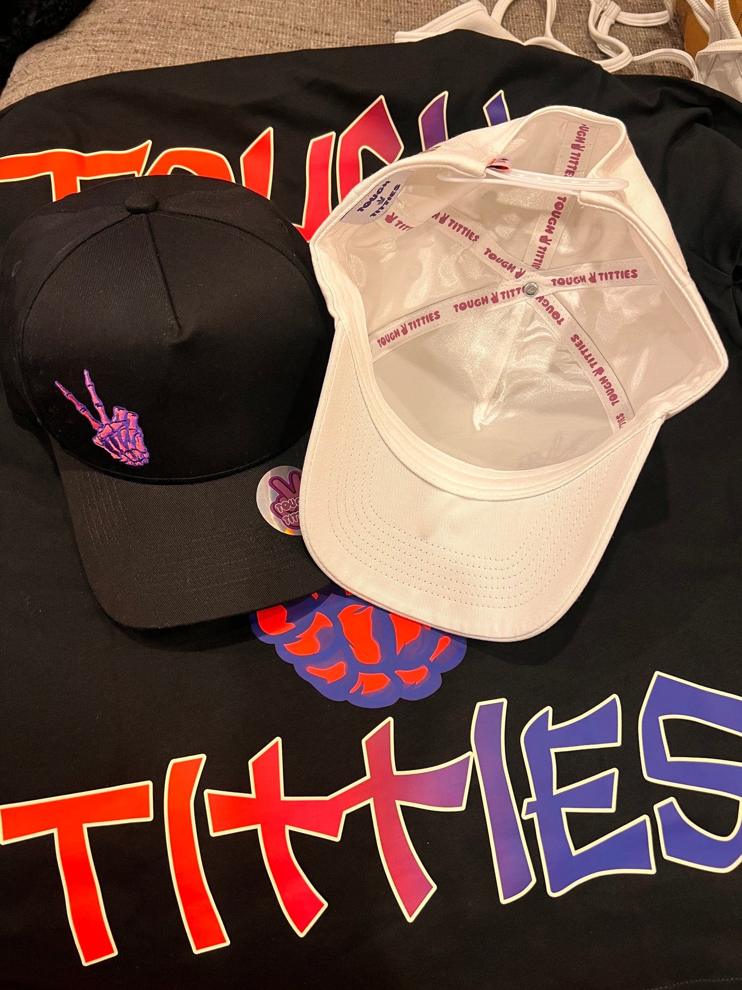 Toughtitties baseball caps