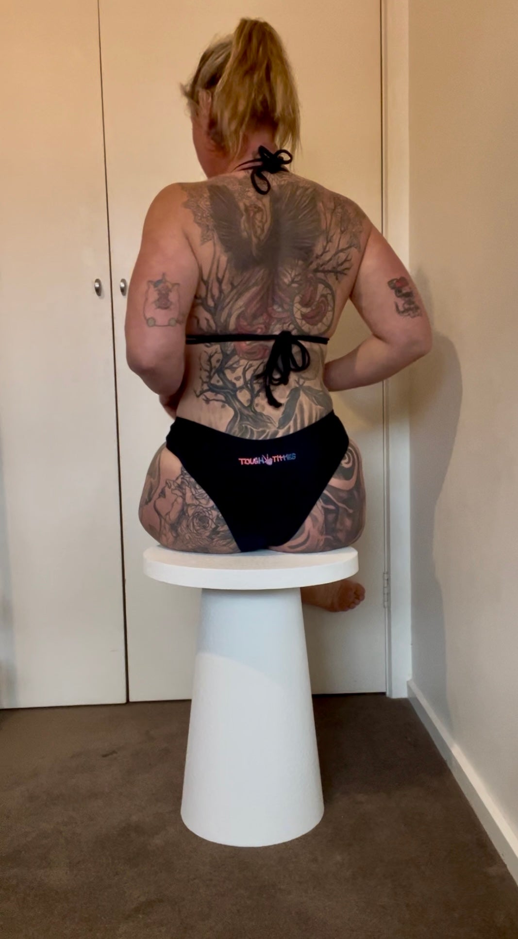 Cheeky briefs bikini set 