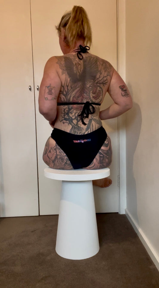 Cheeky briefs bikini set 